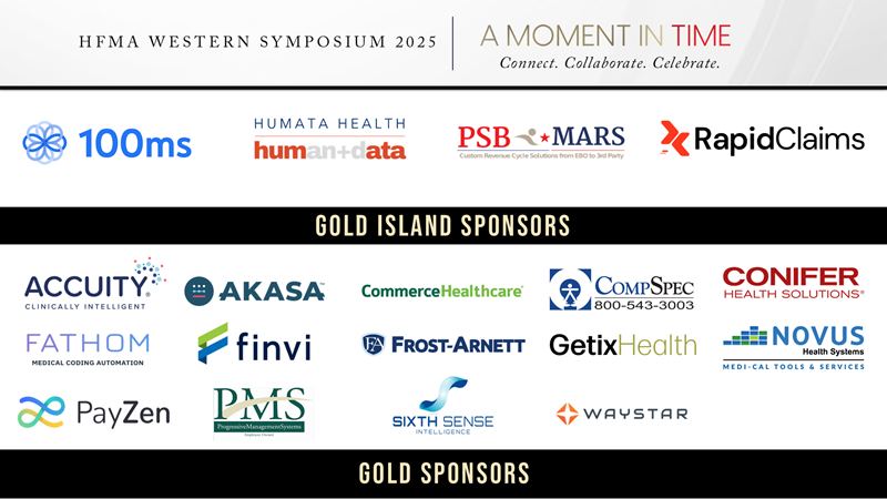 Gold Island and Gold Sponsors 2025 Western Symposium